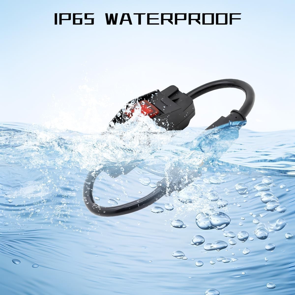 Car Outdoor Extension Cord with Switch On/Off, 16A 250V 14AWG Heavy Duty Wate…