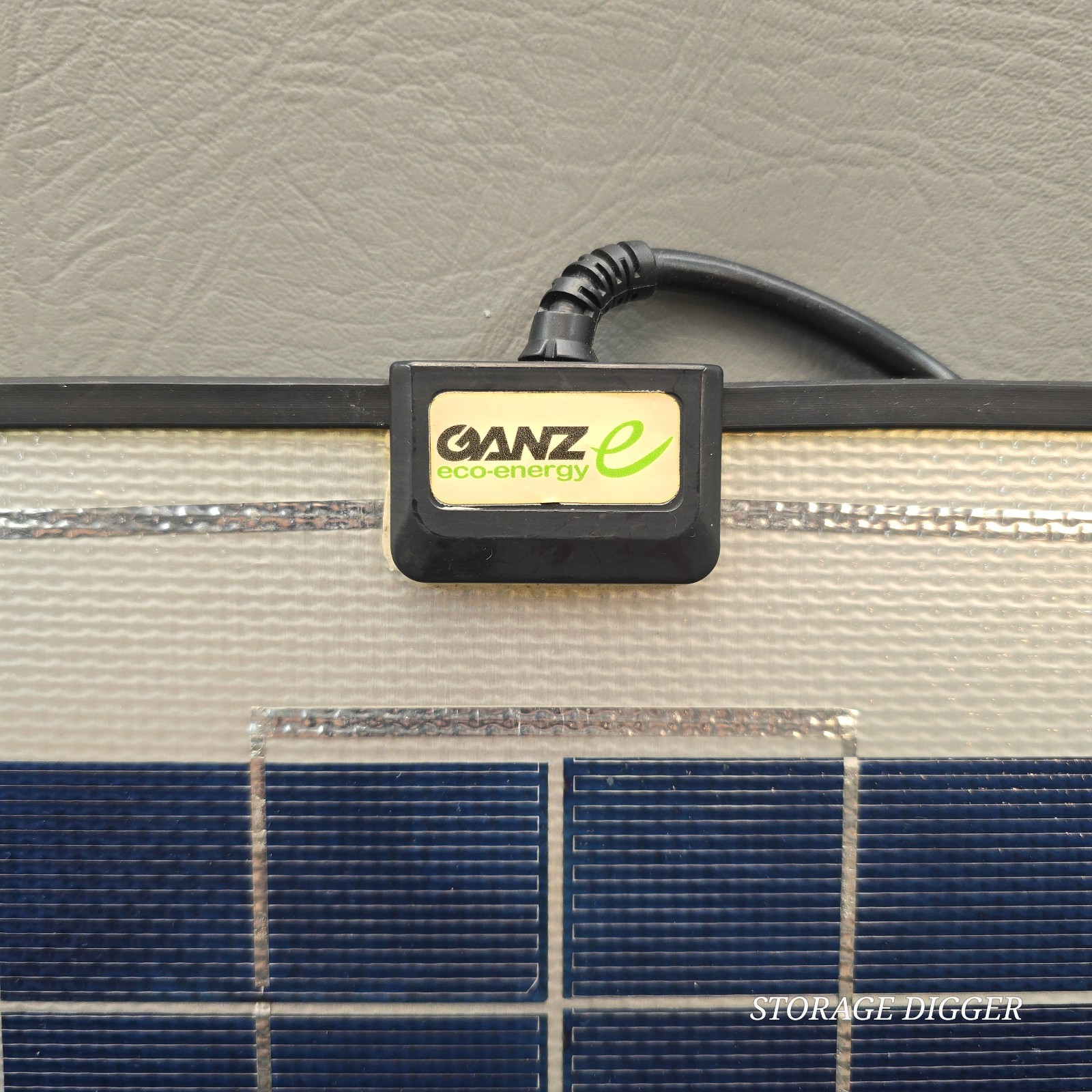 Ganz CPV-12 Eco-Energy Semi-Flexible 12 Watt Solar Panel with Wire Made in China