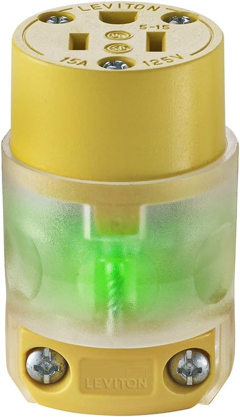 515CV-LIT Lighted Grounding Cord End Replacement for Safe Connections