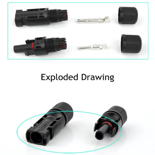 10 Set Male Female Wire Cable Connector Set Solar Panel Waterproof Connector