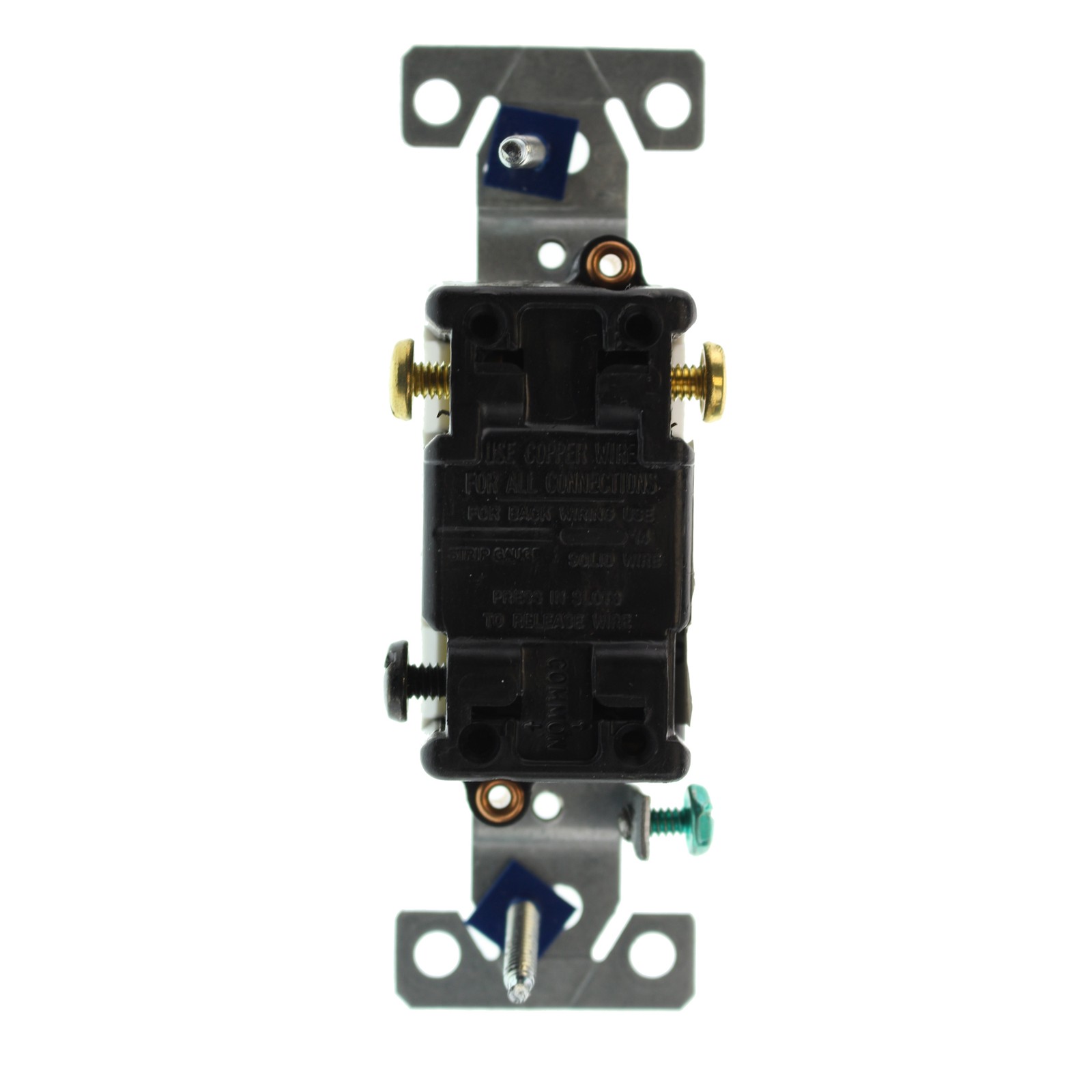 EATON COOPER C1303-7LTW-L LIGHTED TOGGLE SWITCH, 3-WAY, 15A, 120V, WHITE