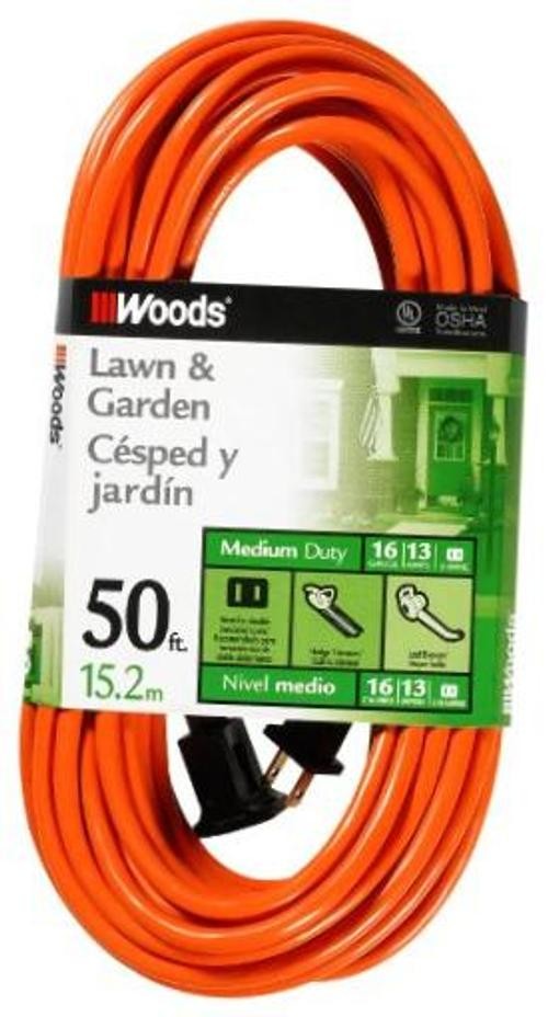 0723 16/2 SJTW General Purpose Extension Cord, Medium Duty, Ideal for 50 ft