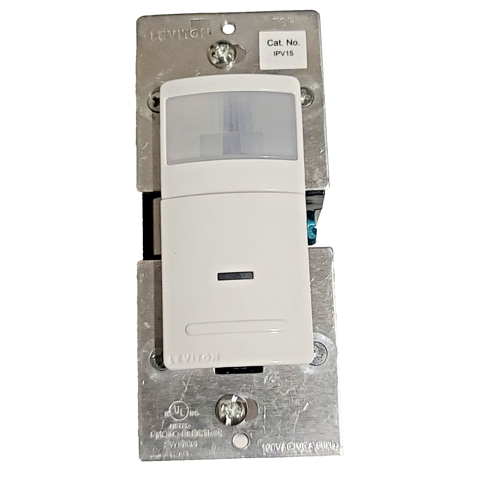 Leviton IPV15-1LZ Decora Manual-On OCC Sensor SP & 3-Way Occupancy Vacancy