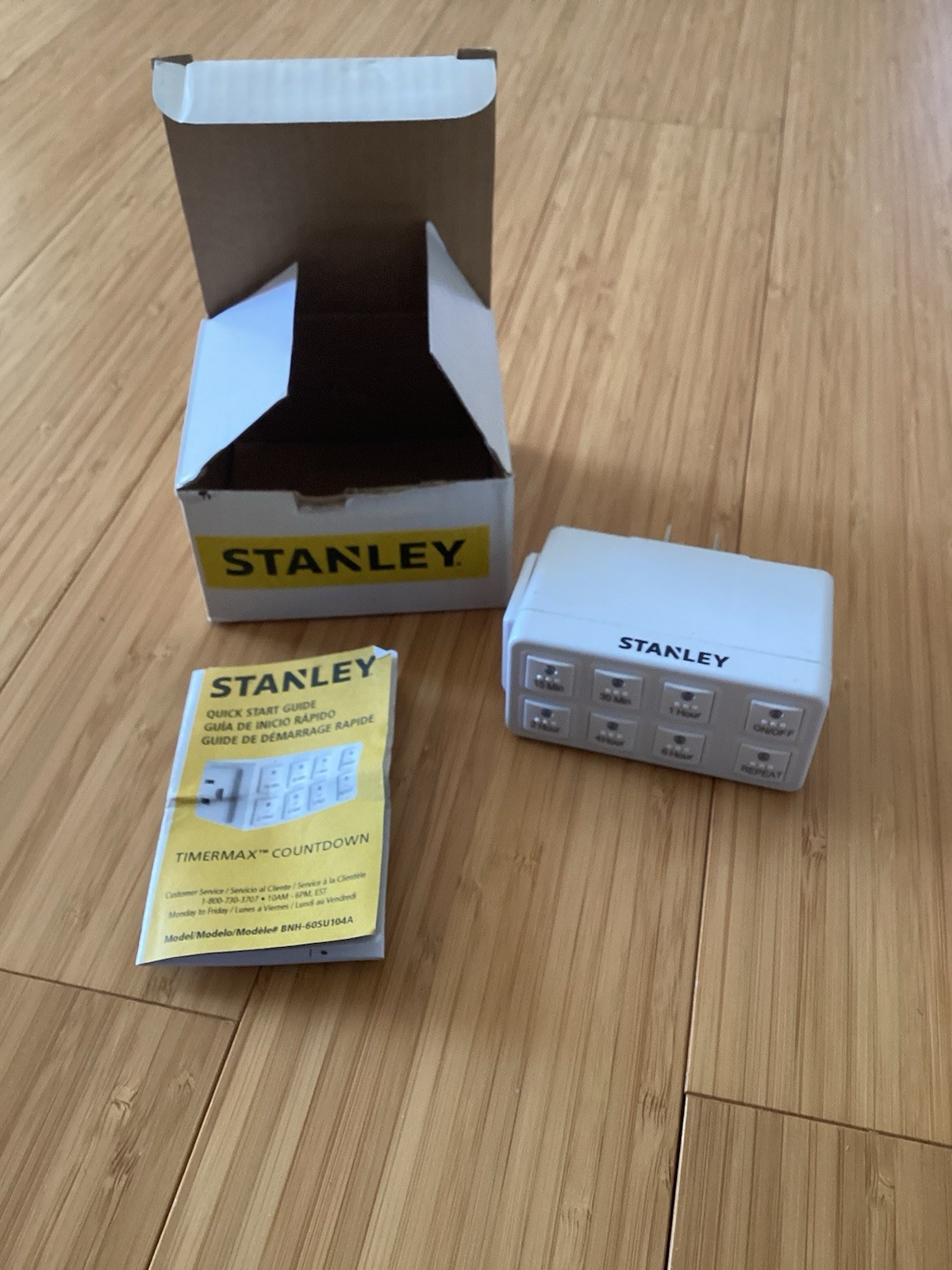 Stanley Timermax Countdown Timer BNH-60SU104A Open Box