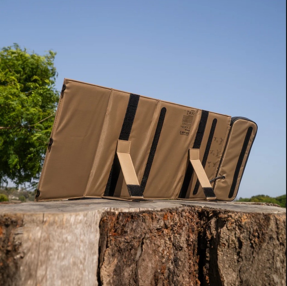 4 Panel Solar Charger V2-Capture power anywhere to charge your gear.