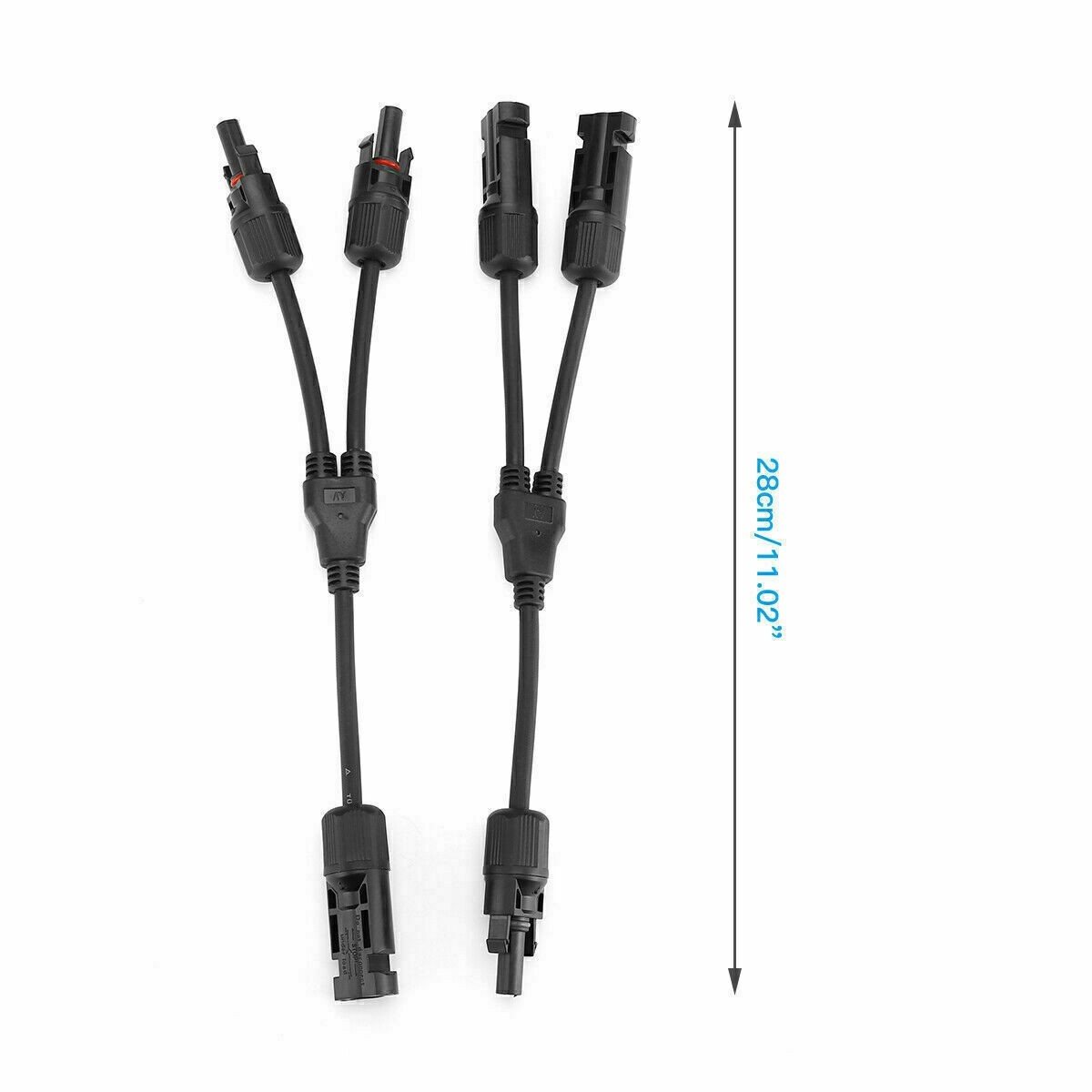 New Solar Panel Y Branch Cable Connection Waterproof Adapter Connector Extension