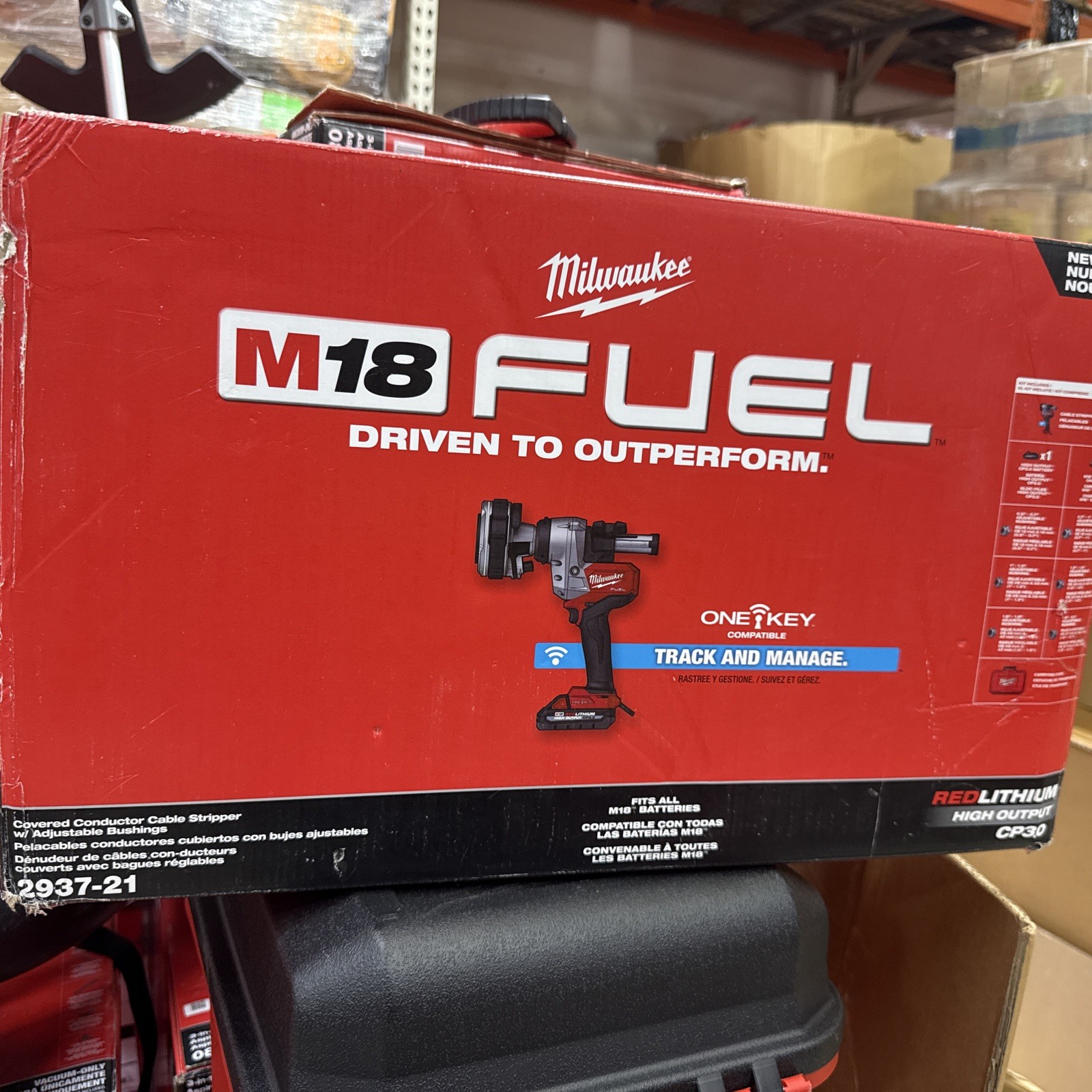 Milwaukee 2937-21 M18 FUEL 18V Lithium-Ion Cordless Covered Conductor Cable Stri