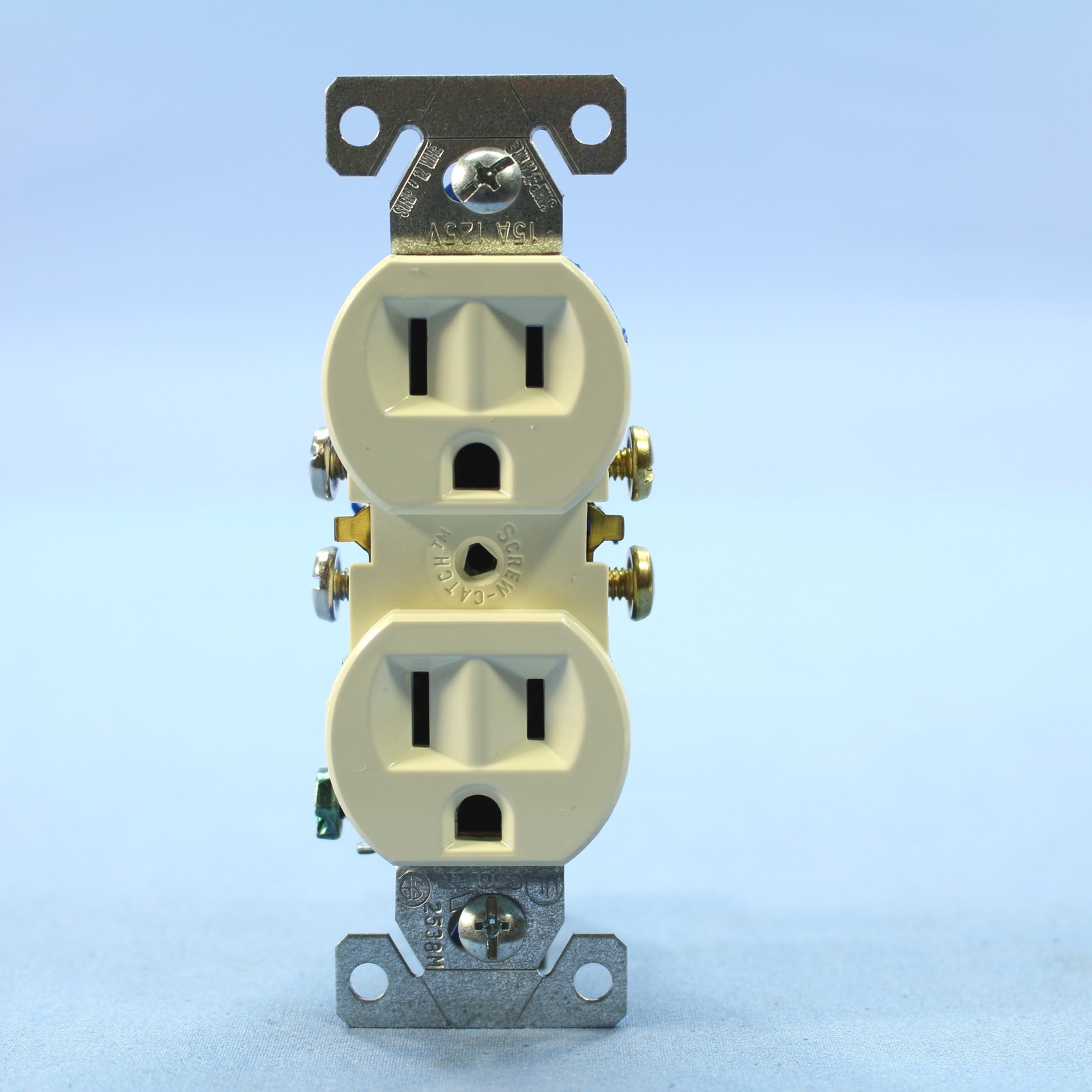Cooper 270A Almond Straight Blade Duplex Outlet Receptacles NEMA 5-15R 15A 10pcs