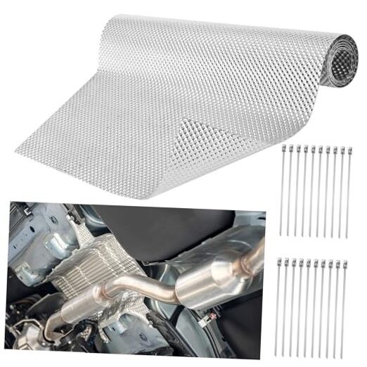 Automotive Heat Shield Embossed – 12″ x 39″ Aluminum – 12″ x 39″