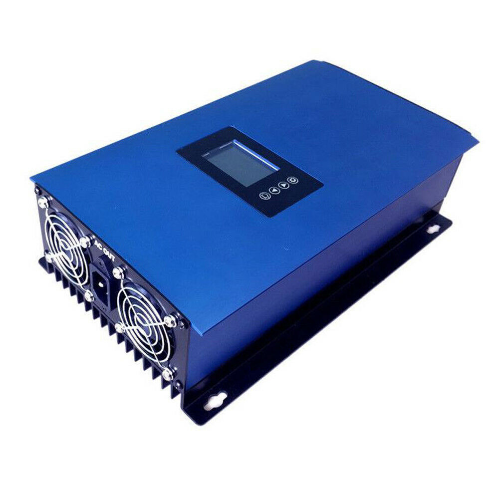 1000W Solar Grid Tie Inverter w/ Limiter MPPT Pure Sine Wave DC22-60V to 110VAC