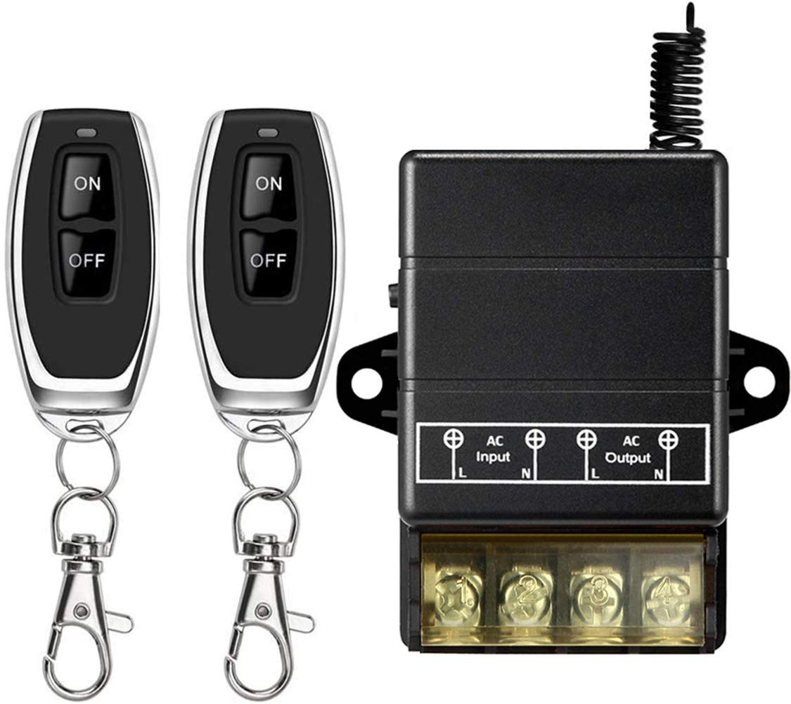 VONVOFF Wireless Remote Switch,AC110V/120V/240V/ 30A Relay RF Remote Control …