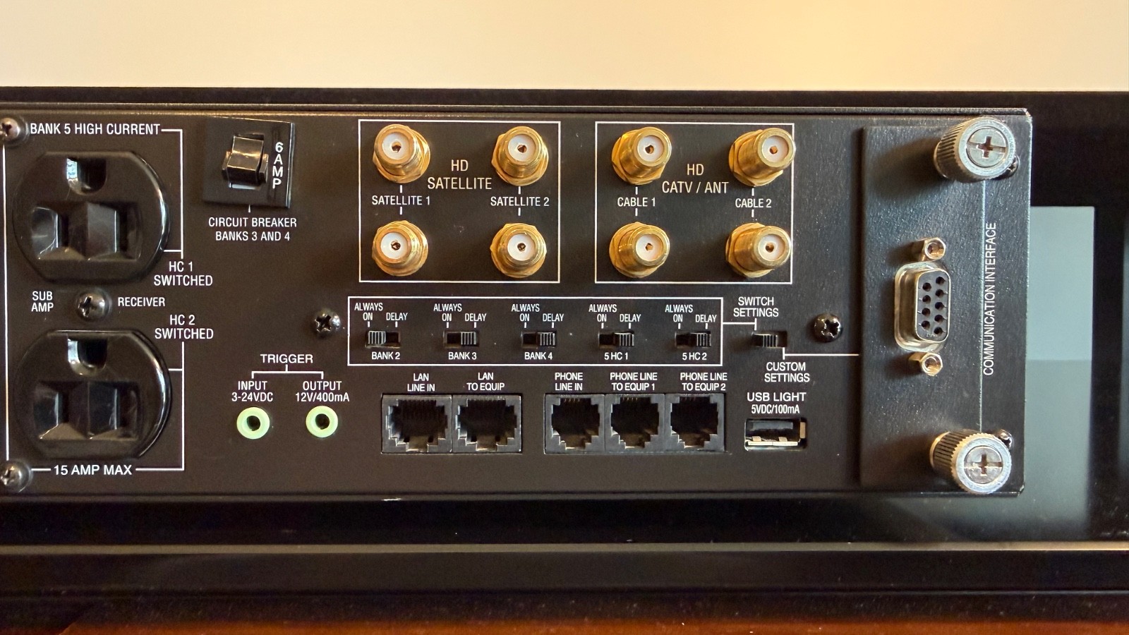 Panamax M7500-PRO Home Theater Power Management w/ RS232 Interface Card