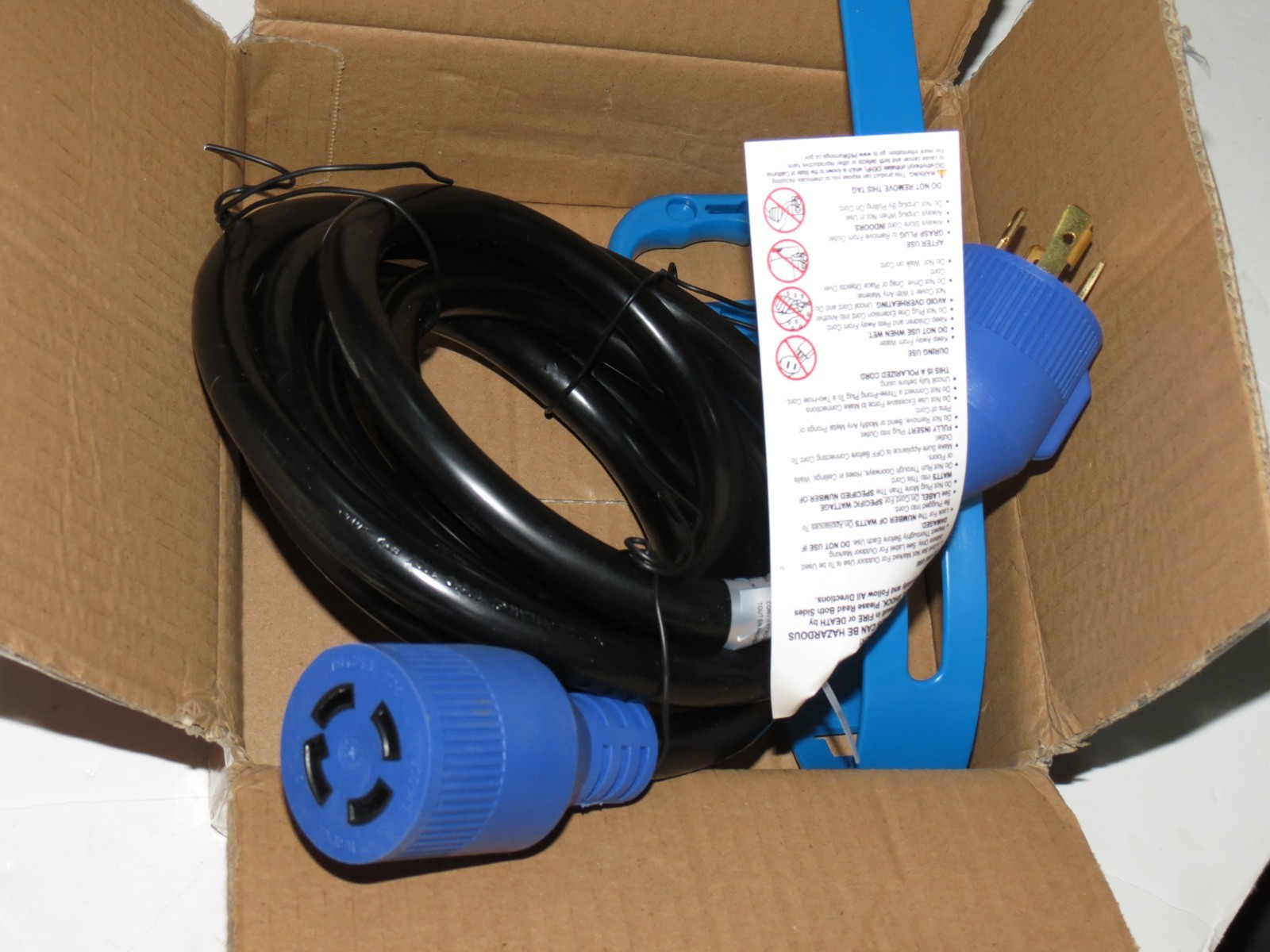 30 amp 4 Prong Generator Cord 10FT NEMA L14-30 Power Cord 30 Amp 125/250V 7500W