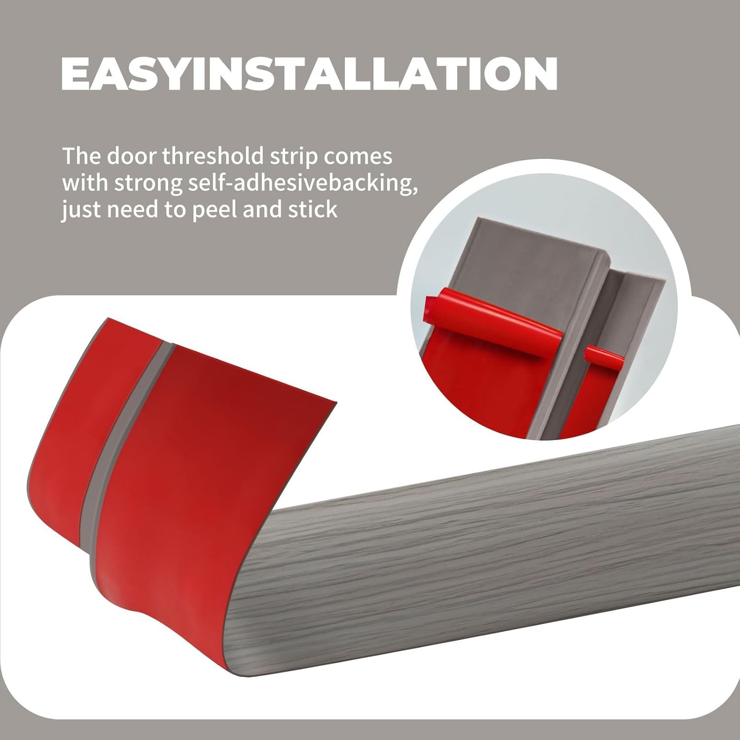 Floor Transition Strip Door Threshold 36 inch, 1/2” ~ 3/5” Threshold Ramps for