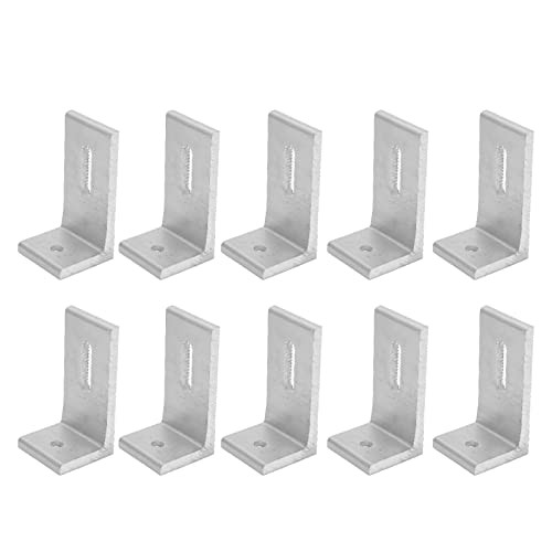 Aluminum Alloy 10PCS L Foot Solar Panel Mount Bracket with Anodized