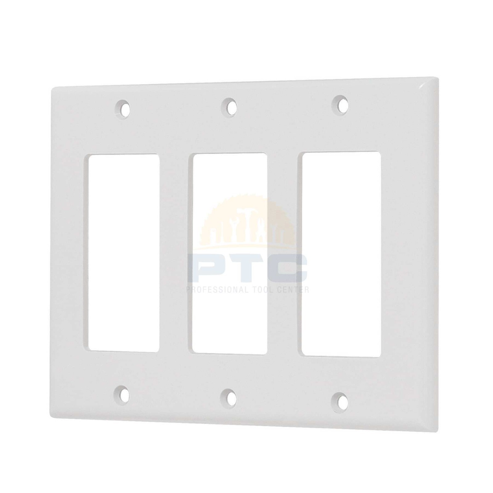 Volteck PPTR-CL 3-window plate, polycarbonate, Classic line