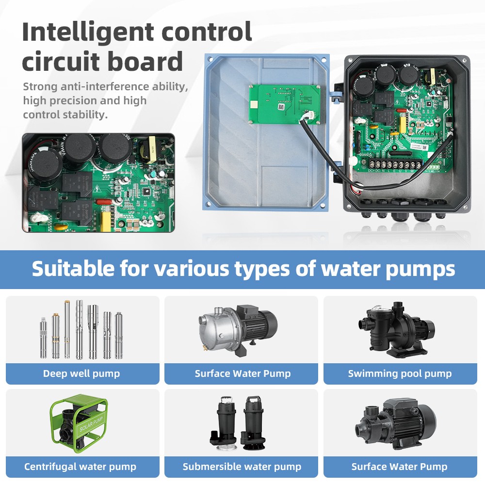 DIFFUL DC/AC 72V Replacement Hybrid Controller For DSS Series Solar Bore Pump