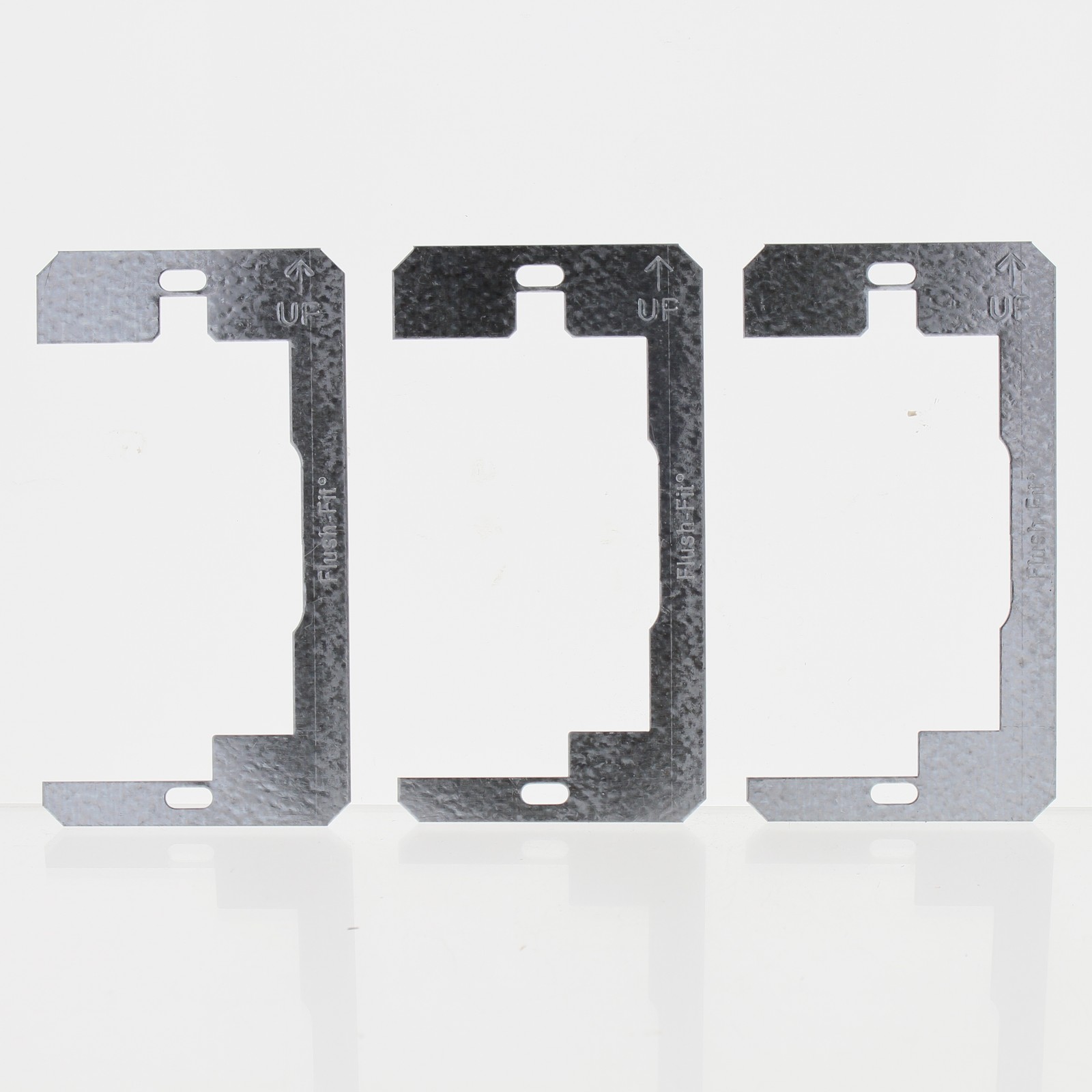 Hubbell #999X 2.25-in W x 4.25-in L Silver Steel Wall Plate Spacers 3-Pack
