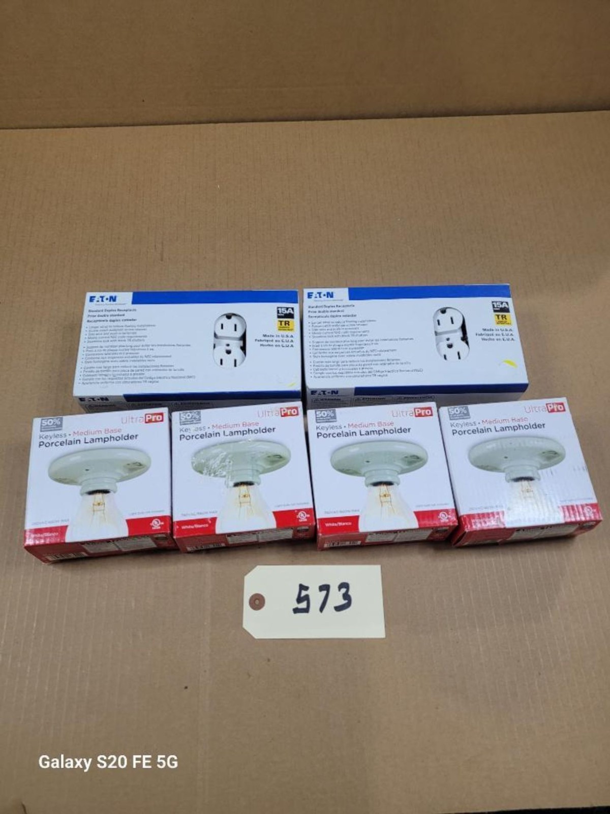 Eaton TR270W Tamper Resistant Duplex Receptacle 15A 125V Electric Outlet 10 pack