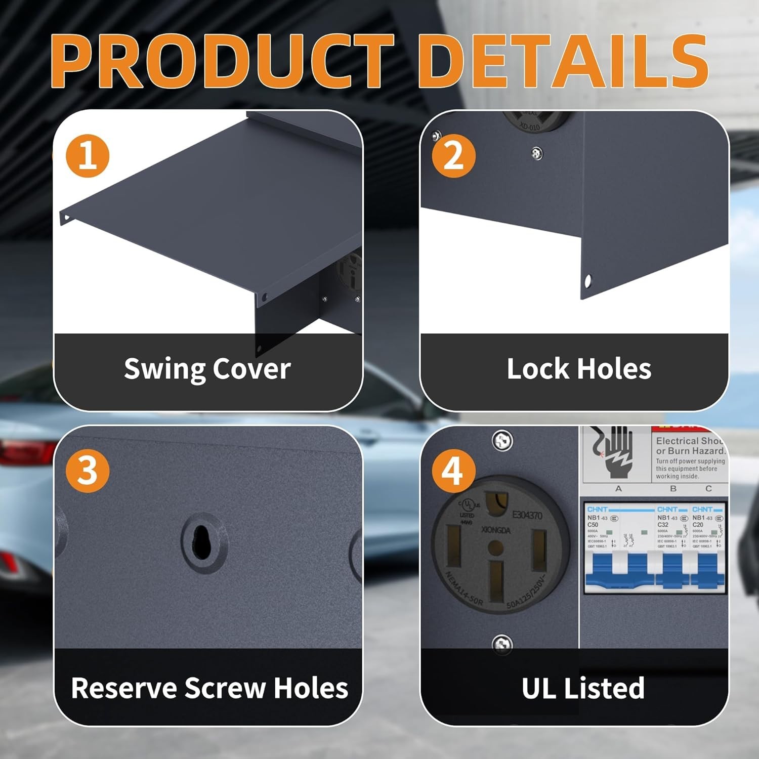 Heavy-Duty Prewired Weatherproof RV Electrical Panel with Circuit Breaker Safety