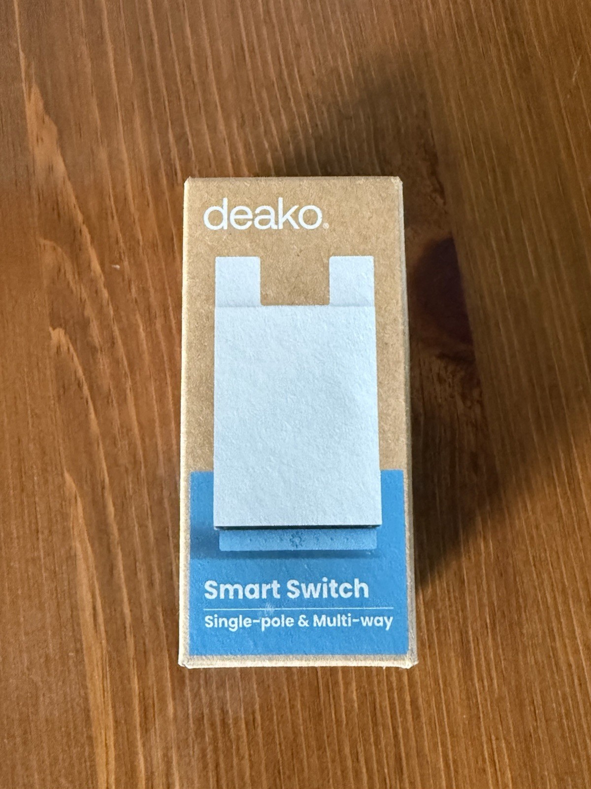 DEAKO Smart Light Wall Switch Gen 2 Single Pole 3-Way 4-Way 2.4 GHz Wi-Fi White