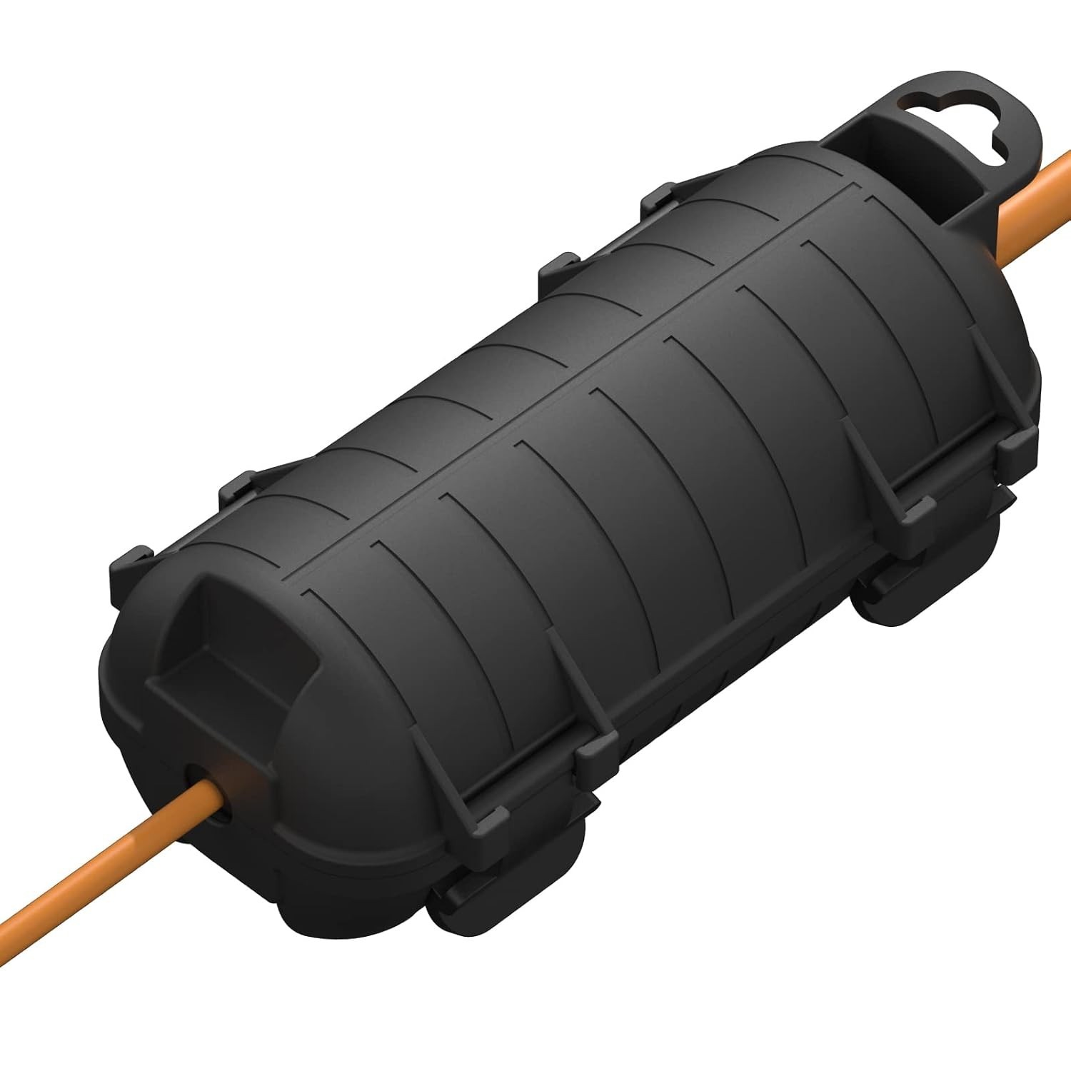 Outdoor Extension Cord Cover IP54 Water Resistant Plug Protector Box Black