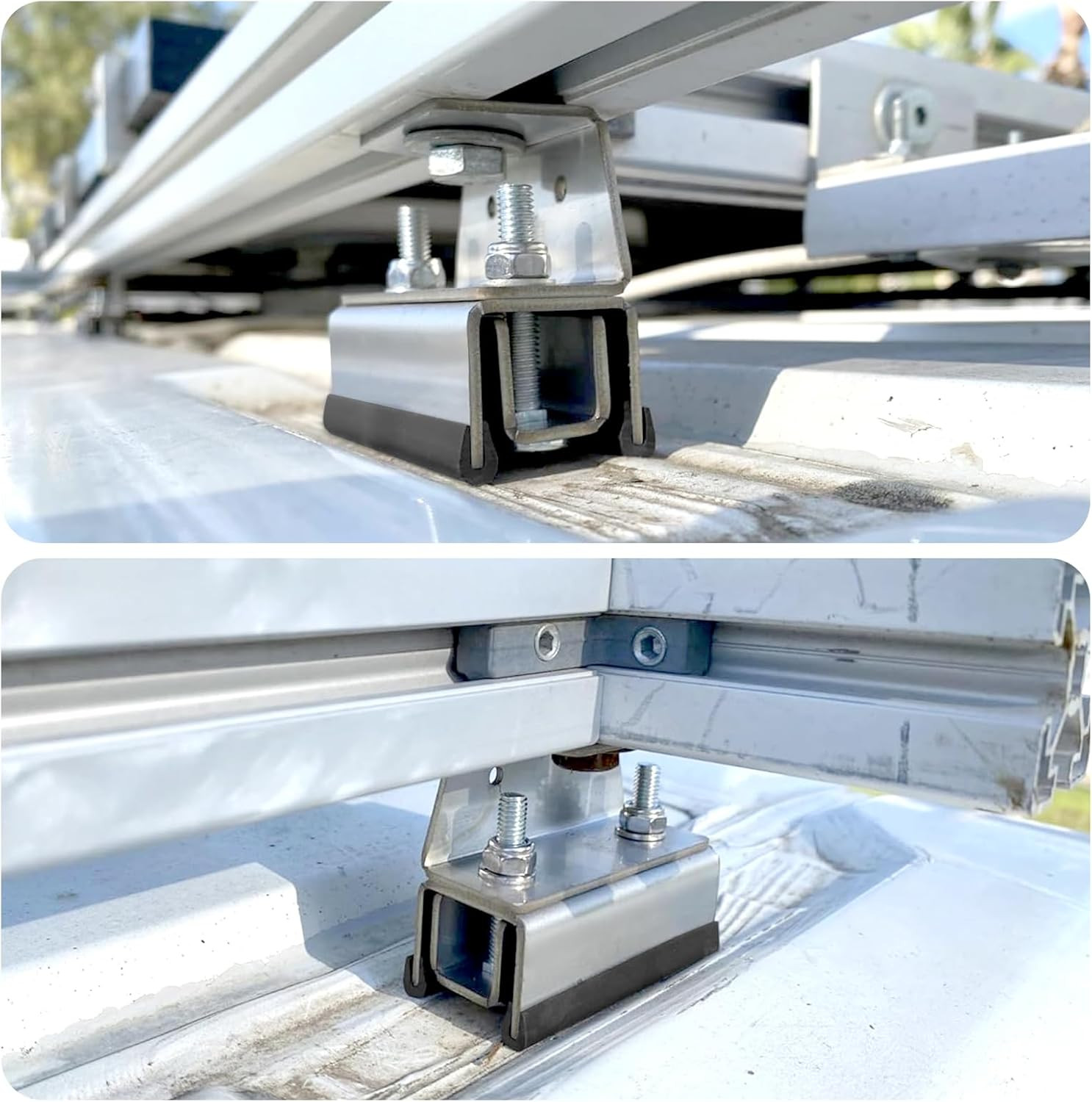 4 Packls Roof Mount Kits Bracket Mounting Mounts Universal For Home/Garden
