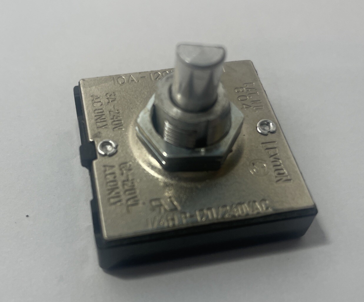NEW Leviton Rotary Switch 3 Position 804 Reciprocating Nickel Listed 266B