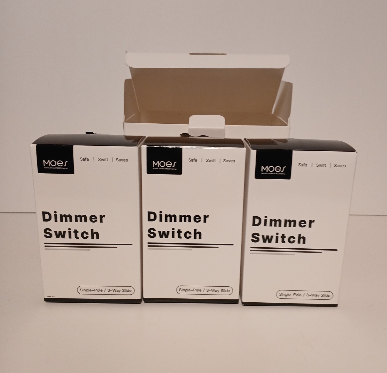 Moes SinglePole/3-way Dimmer Switch, Model YDM001 x3 – Good Condition