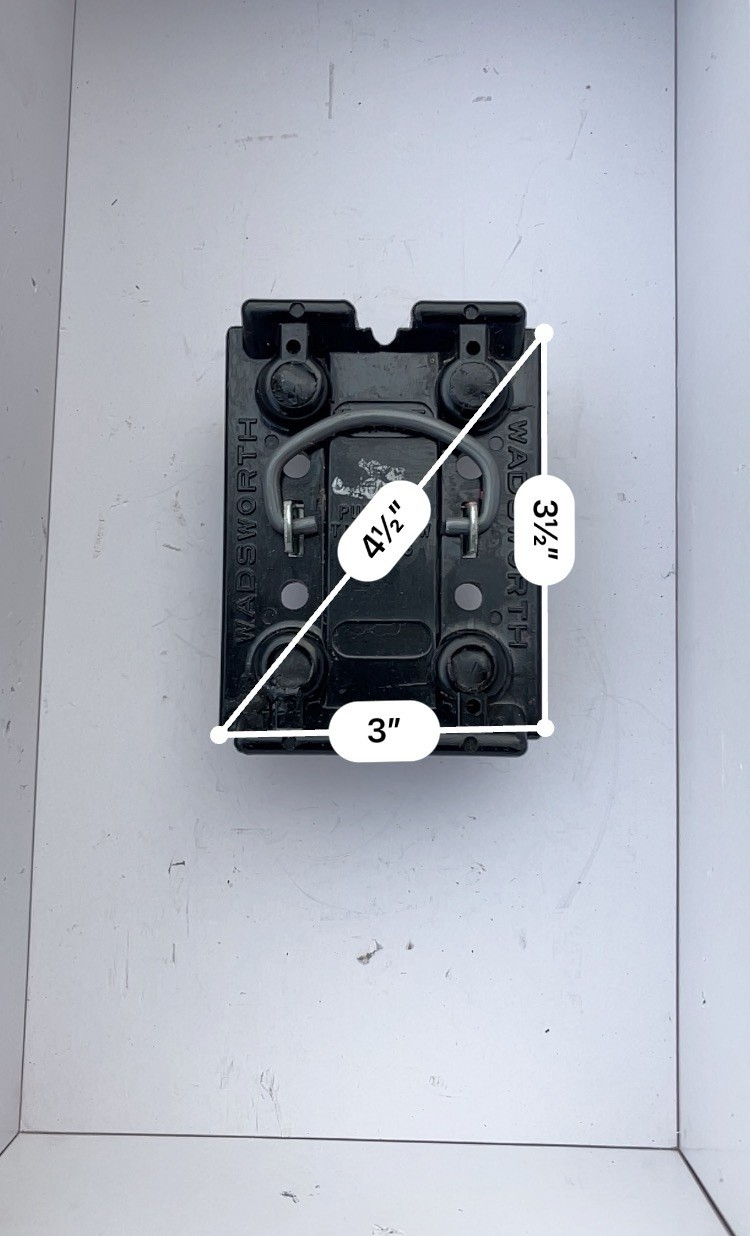 WADSWORTH “MAIN””Main Lights” 60A 250V Fuse Holder Pullout {PMC} Block: 8038-57
