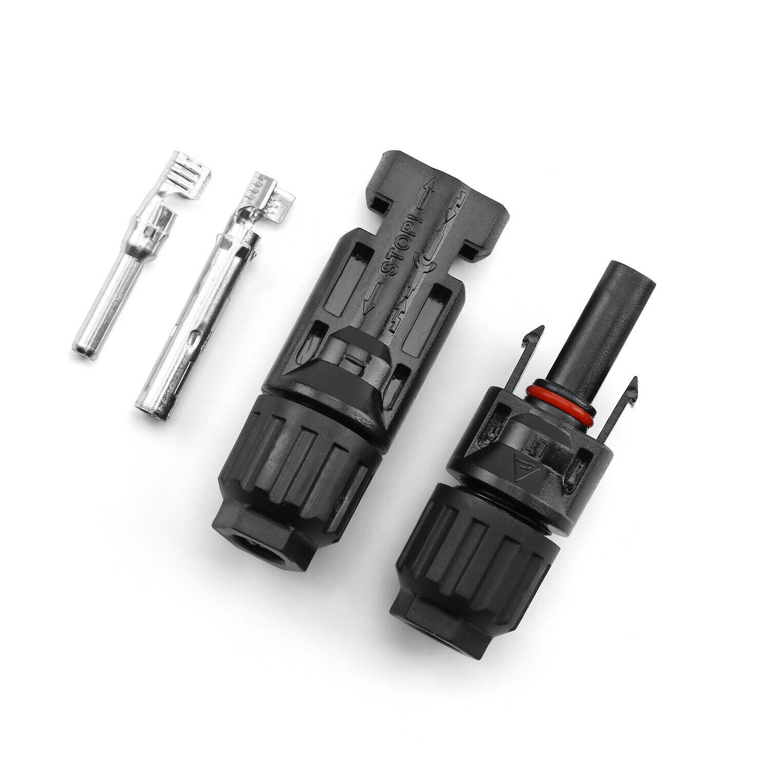 10/20/50 Pairs Solar Panel Cable Wire Connectors Male/Female Waterproof Adapter