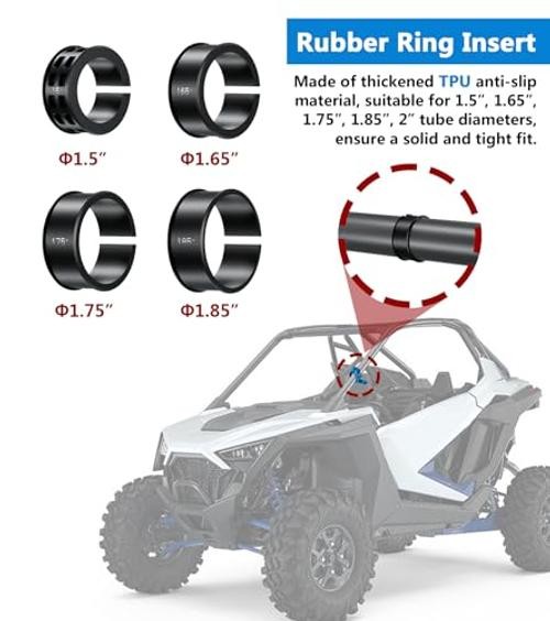 UTV Whip Light Mount, Sturdy Aluminium Alloy UTV Whip Flag Mount, 360°