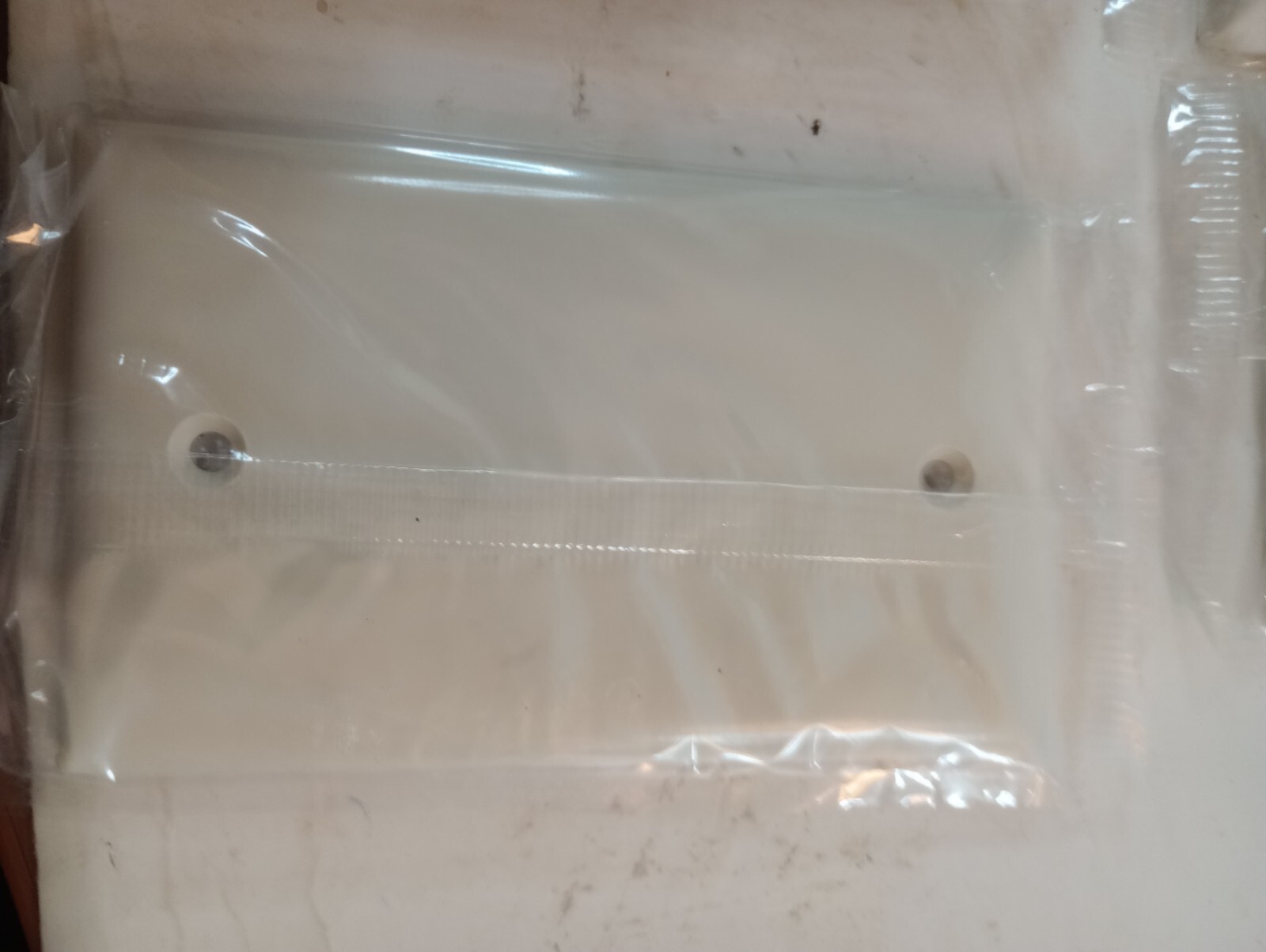 P&S Light Almond Size Plastic Blank Wallplate Box Mount Cover SP13-LA Lot 19