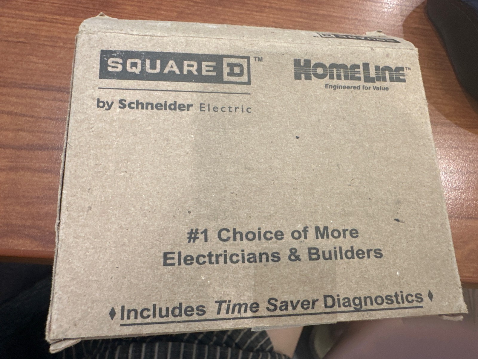 Square D HOM115PDF Homeline, 15A, 1P, 120V~ GFCI, Plug On Circuit Breaker