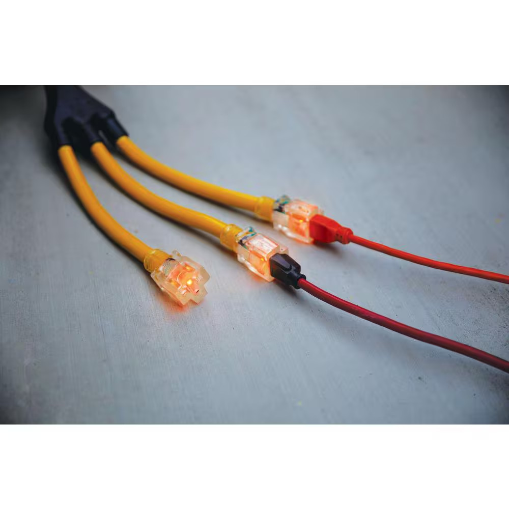 2 Ft 30-Amp 125-Volts Generator Extension Cord Adapter