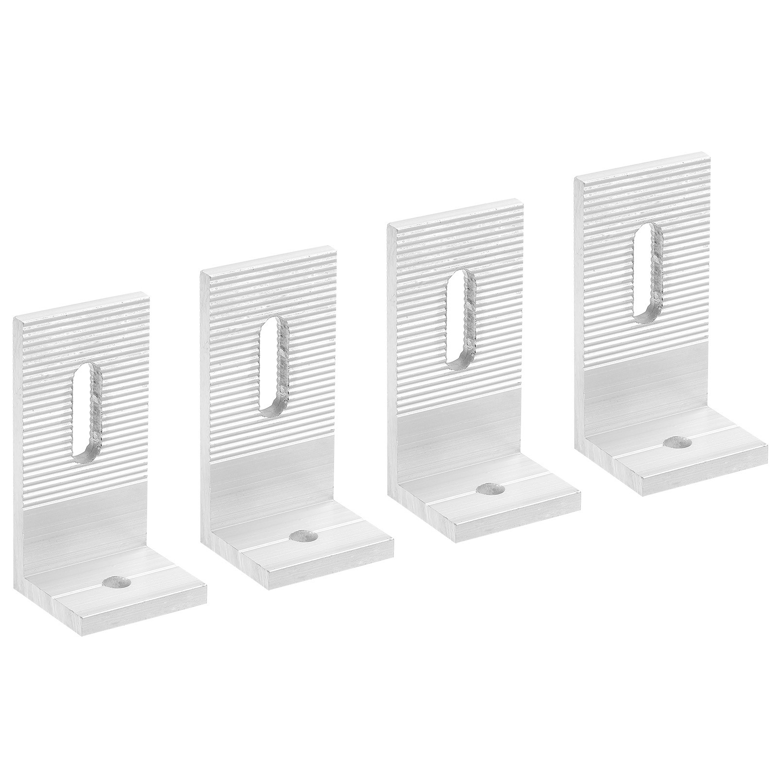 Solar Panel Mounting Brackets Aluminum Alloy 6.7mm Diameter Pack of 4