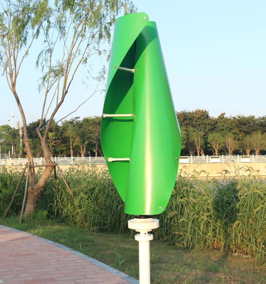 800W Vertical Wind Turbine 12V -48V Savonius Silent Windmill Generator Kits