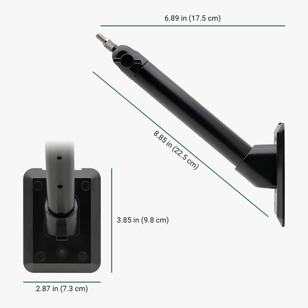 Universal Solar Panel Wall Mount Multi-Angle Adjustable Arm – Aluminum
