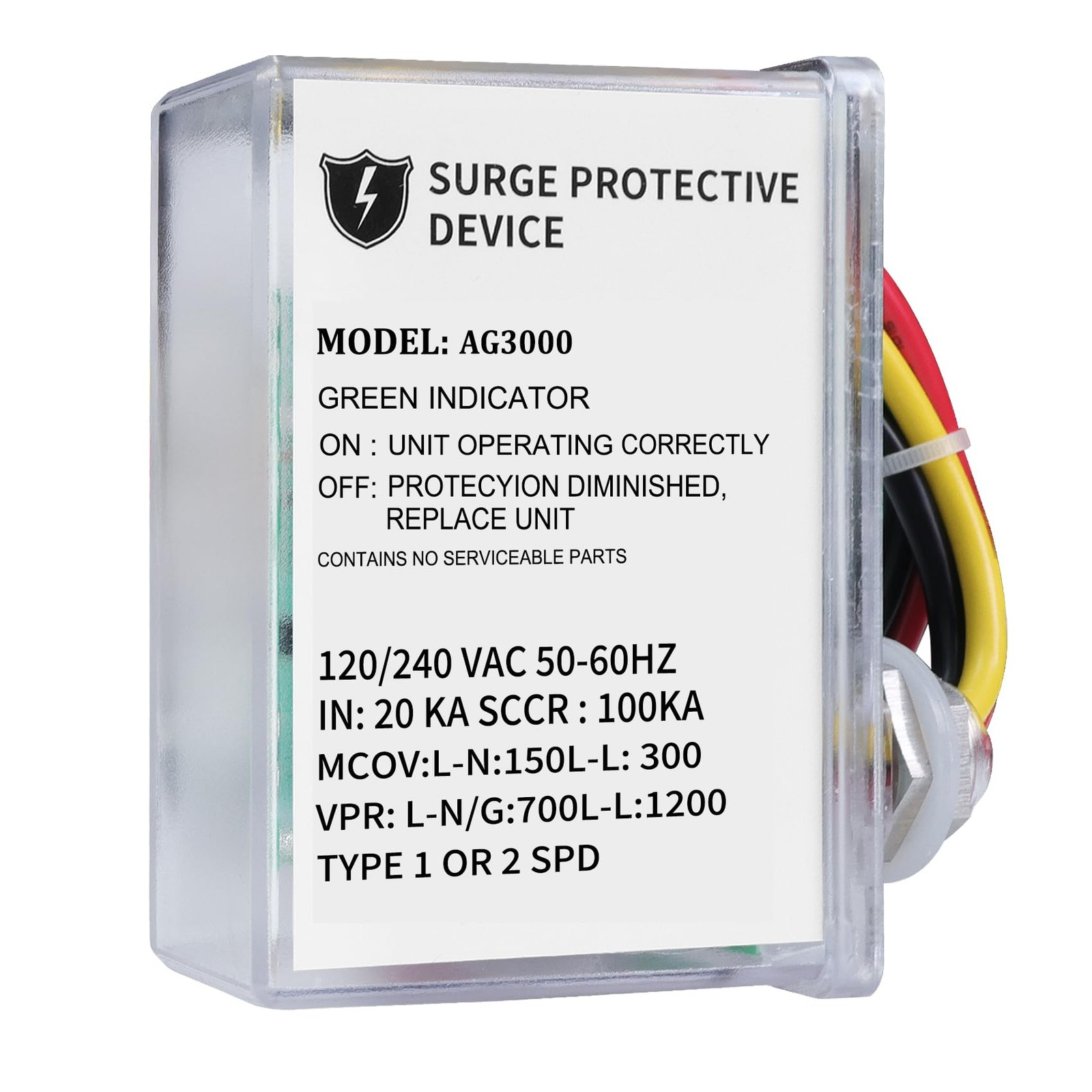 HVAC Surge Protector 120/240V Mini Split Surge Protector with TPMOV Technolog…