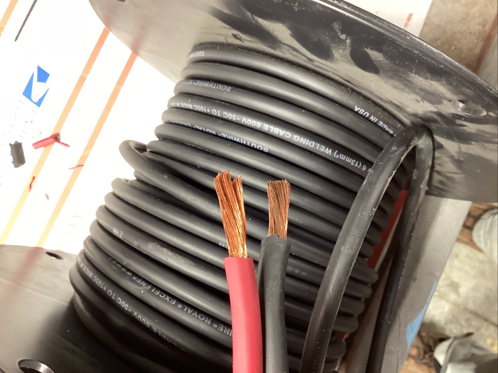 Southwire USA 6 Gauge AWG Welding Lead Car Battery Solar Cable Copper Wire #6