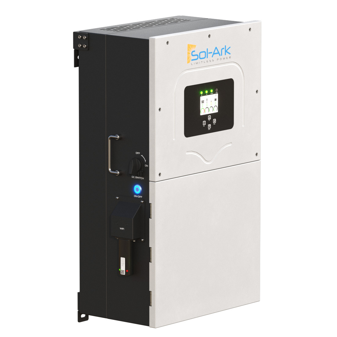 Sol-Ark 15K 48VDC All-In-One solar hybrid inverter 120/240/208VAC Outdoors rated