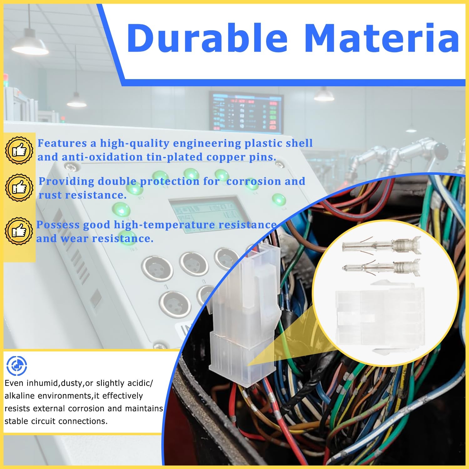 10-Pin Wire Connectors Set – Corrosion-Resistant, Easy Install, Compatible Kits