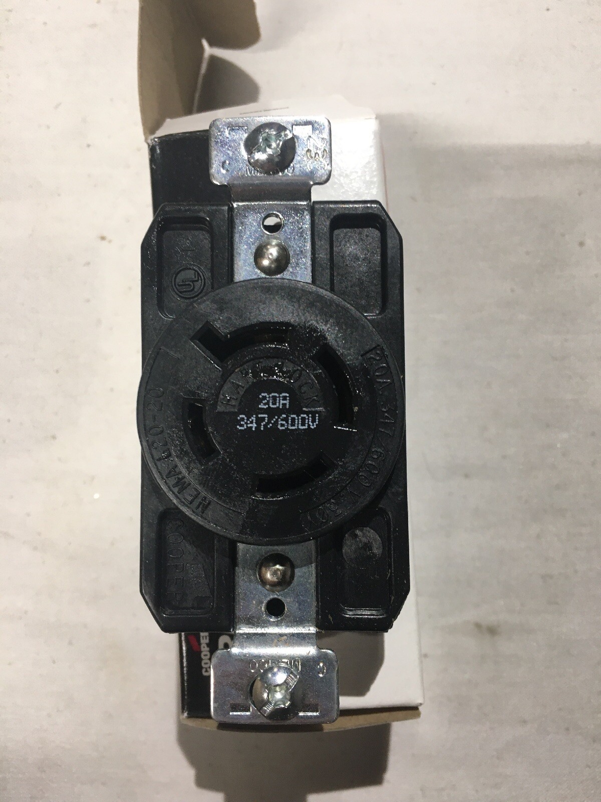 Arrow Hart AHL2020R Locking Receptacle Outlet 4 Pole 3 Phase 20amp Twist Lock