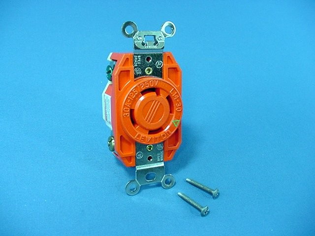 Leviton L14-30 Iso Ground Locking Receptacle Outlet 125/250V 30A 2710-IG Boxed