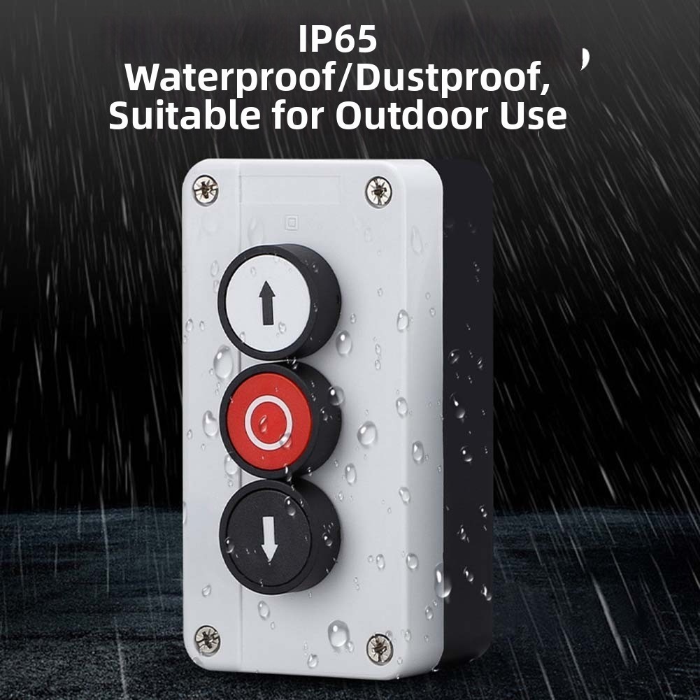 IP65 Push Button Waterproof Power Box Rubber Sealing Dustproof Protection