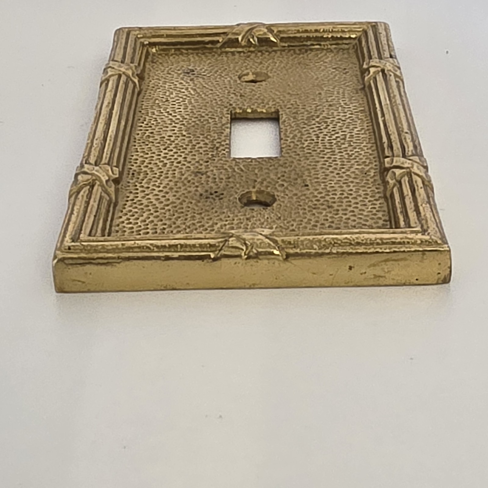 Phylrich Ribbon and Reed collection Light Switch Plate Gold