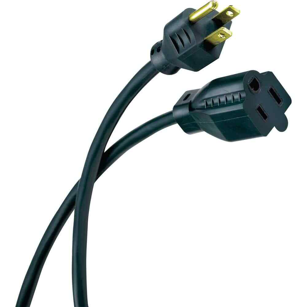 HDX 60 ft. 16/3 Landscape Extension Cord, Green, 13 Amp, 125-V