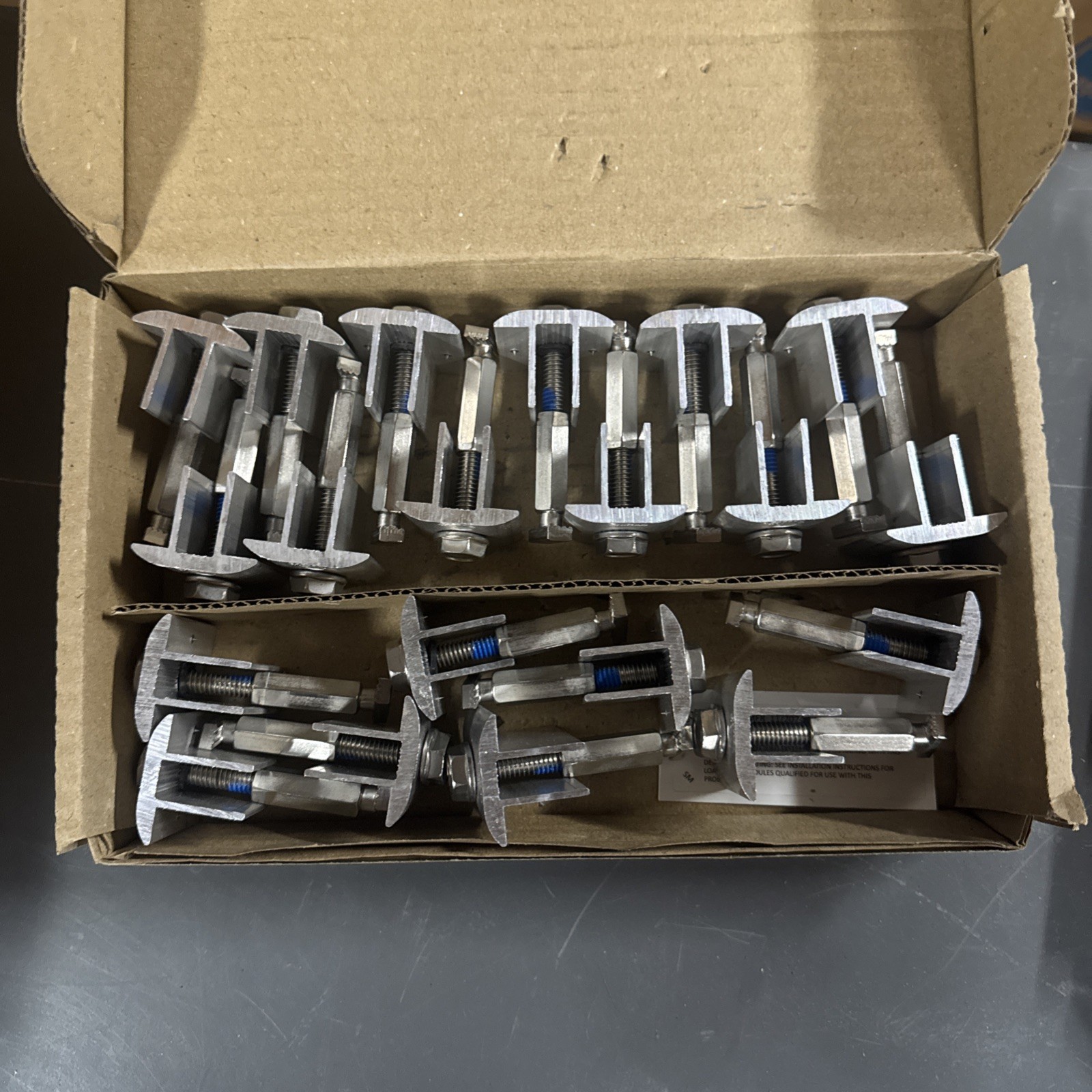 Unirac 302045M Universal AF Mid Clamp Mill QTY 20