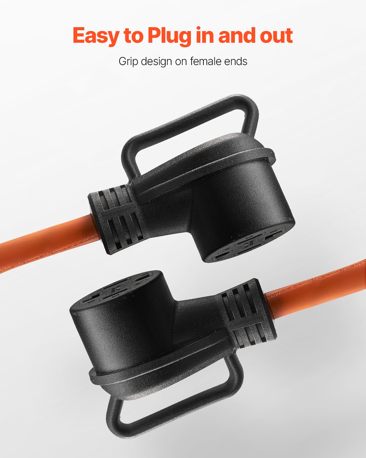 VEVOR 10 ft Dryer Extension Cord 4-Prong NEMA 14-30P to 14-30R Dryer Cord 30A