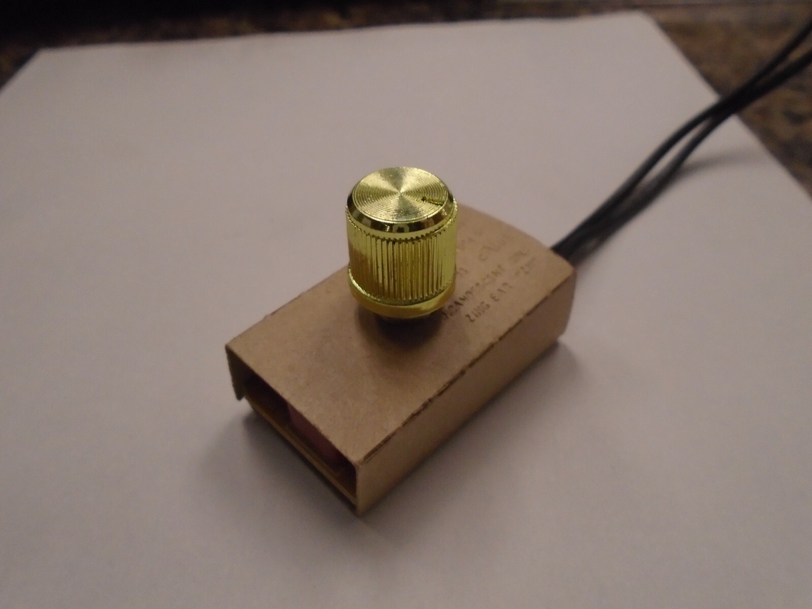 ZING EAR ZE-03 120V 60W-300W INLINE ROTARY LAMP LIGHT DIMMER SWITCH TRLF3